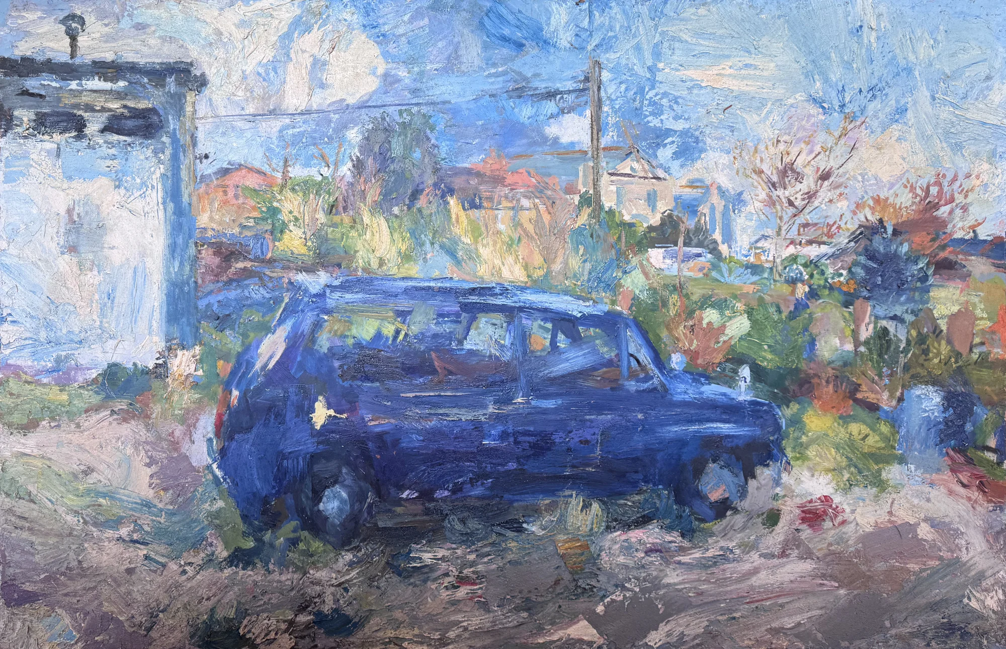 Blue Car, Carharrack